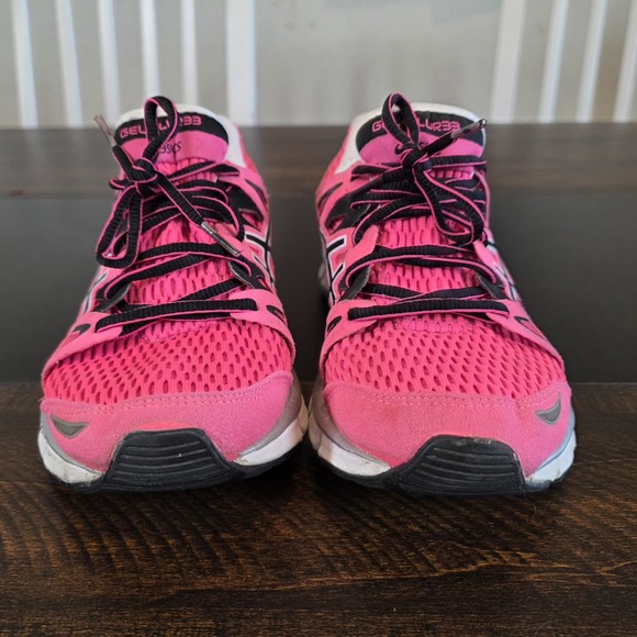 Women's ASICS Gel Blur 33 2.0 Hot Pink Black Running Shoes Sneakers T2H8N sz 7 - Picture 3 of 8
